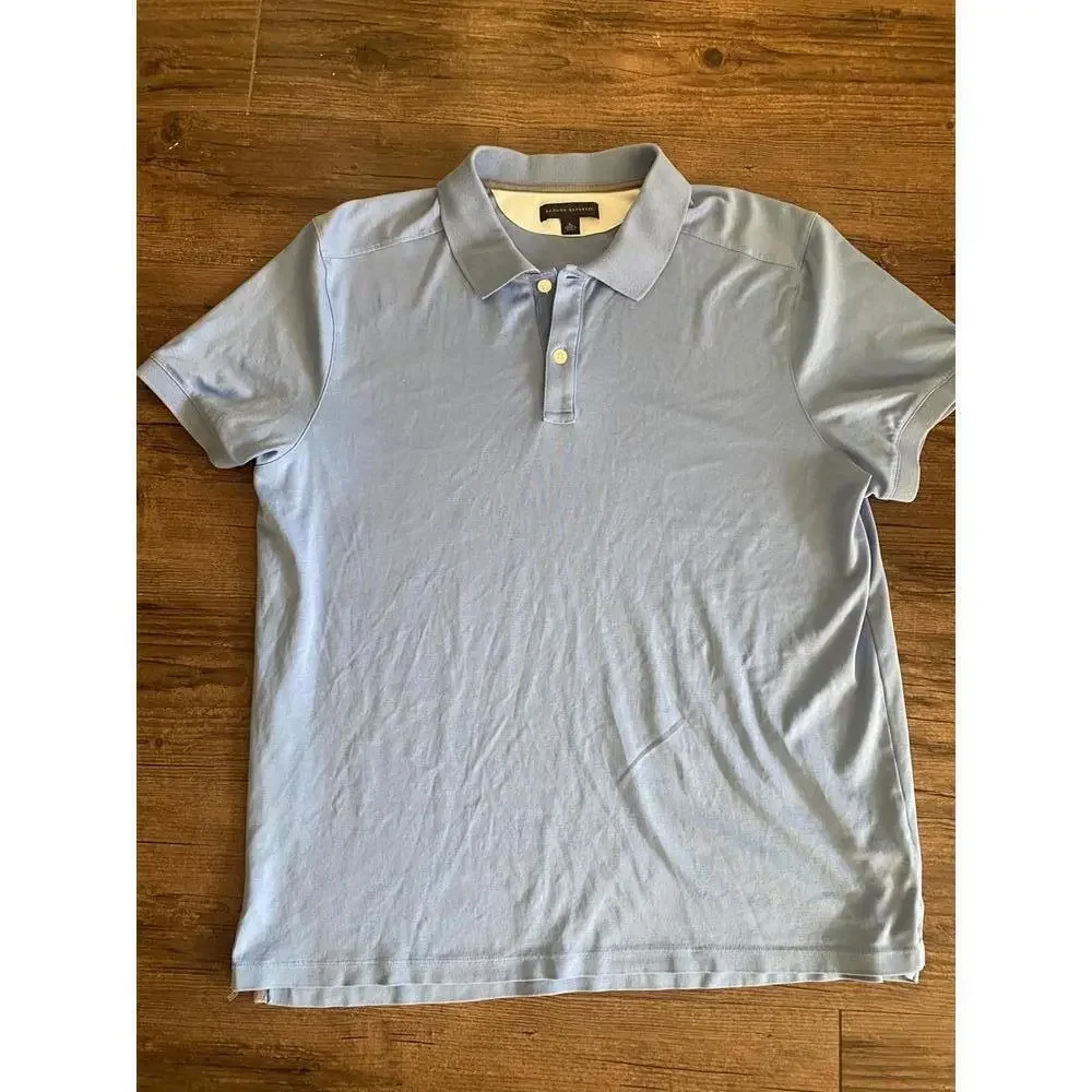 Banana Republic Light Blue Polo Shirt XL
